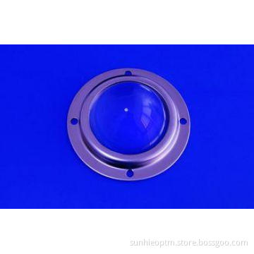 Reflect Glass Lens , Led Street Light Components With High